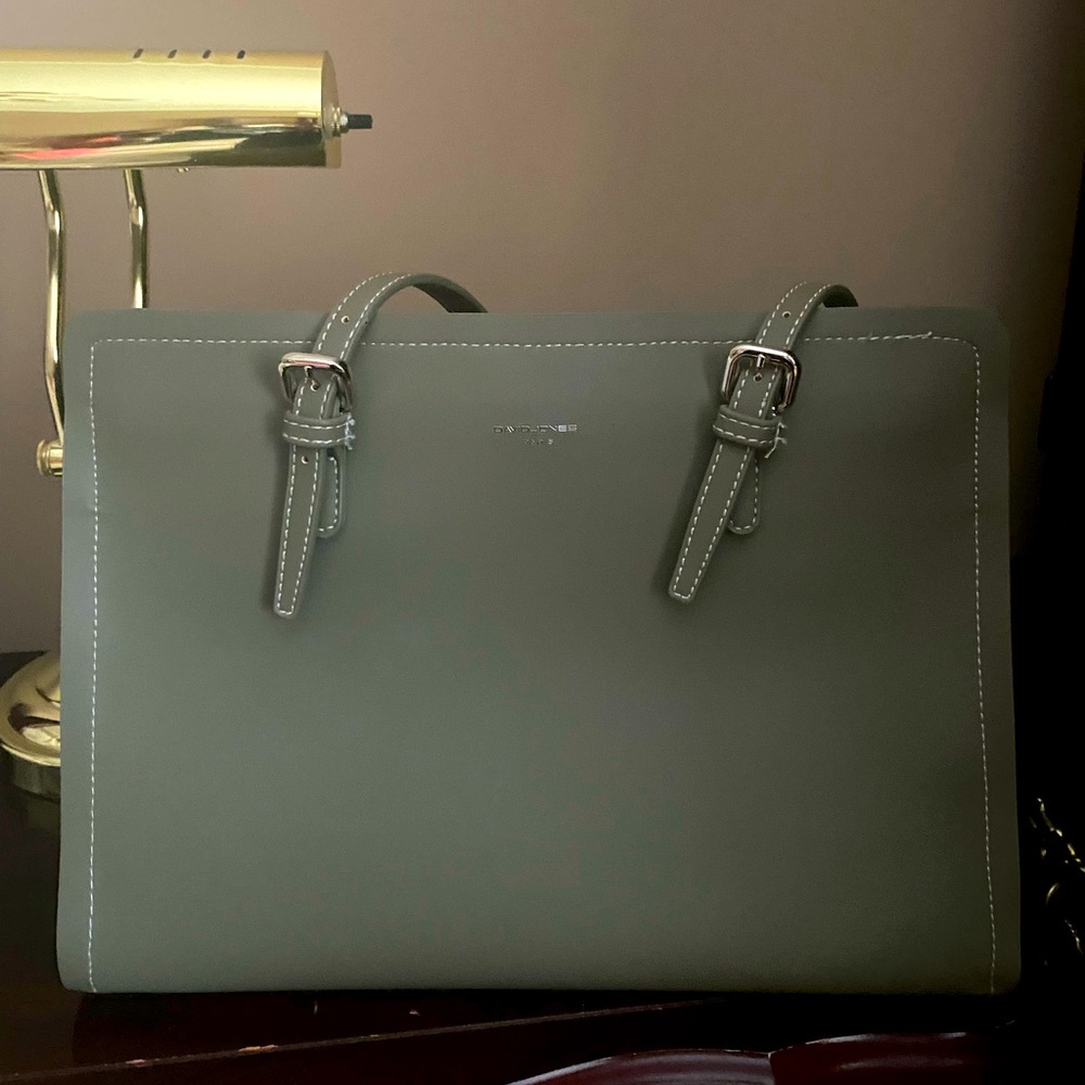 Olive tote bag